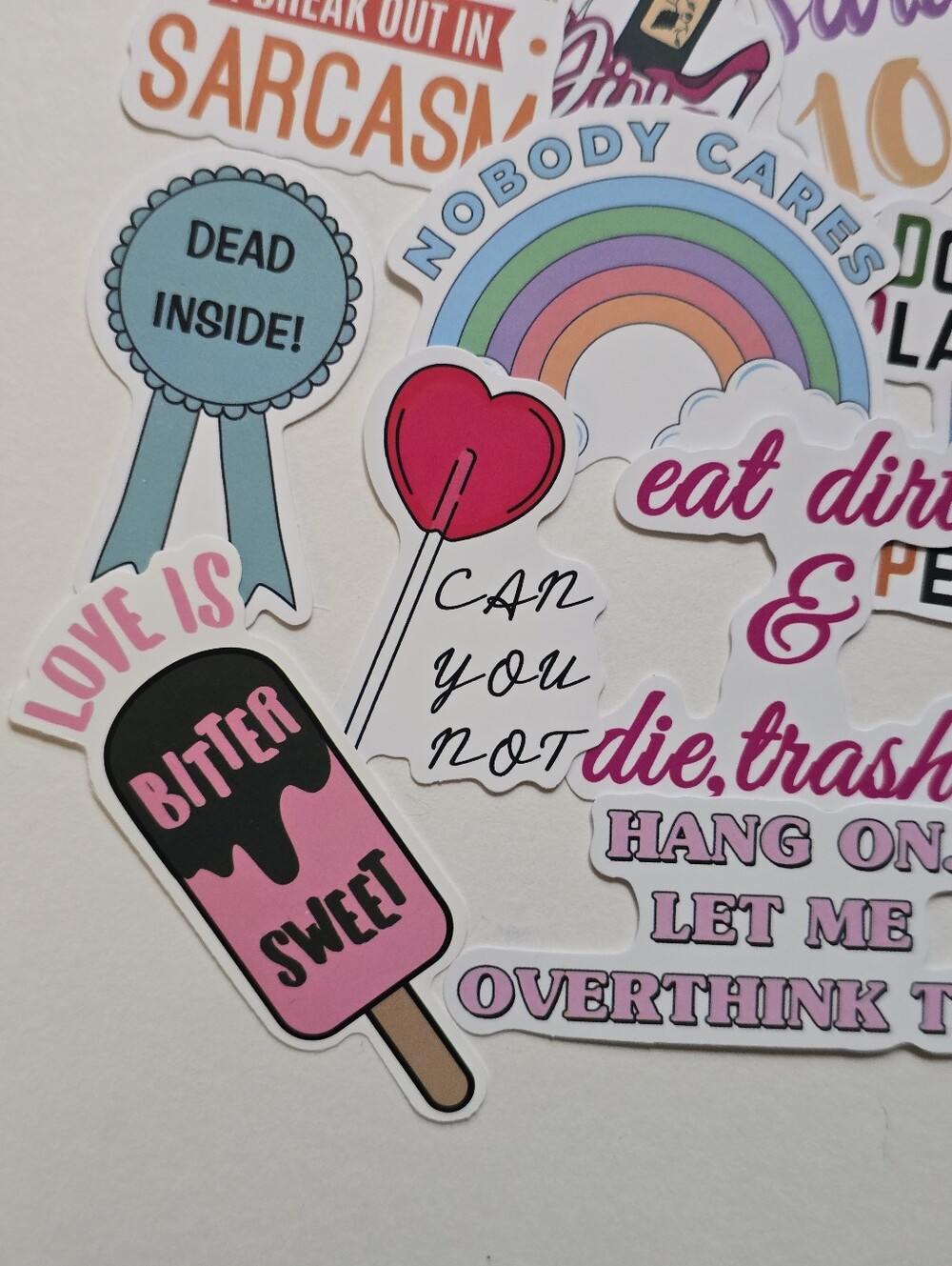 Assorted Sarcasm Sticker Pack - Picture 8 of 10